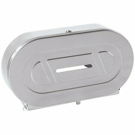 BSC PREFERRED Twin Jumbo Bathroom Tissue Dispenser - Steel H-5114